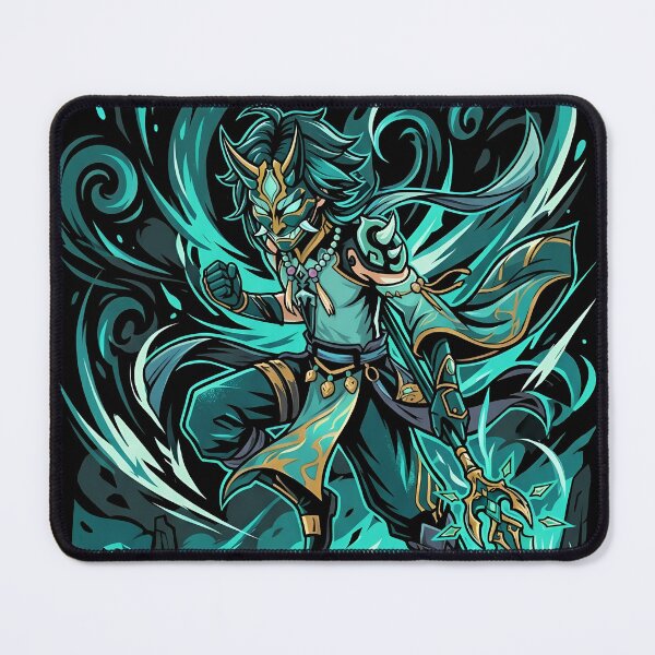 Item preview, Genshin Impact Xiao Vigilant Yaksha Anemo Conqueror designed and sold by Gabriela Mihai.