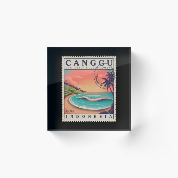 Item preview, Sello de arena volcánica de Canggu Bali Surf Coast Pegatina designed and sold by stickercuffs.
