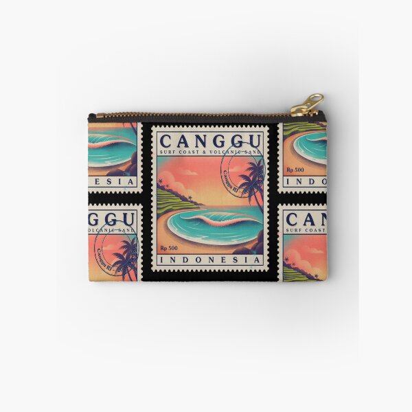 Item preview, Canggu Bali Surf Coast Volcanic Sand Stamp Sticker designed and sold by stickercuffs.