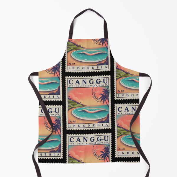 Item preview, Canggu Bali Surf Coast Volcanic Sand Stamp Sticker designed and sold by stickercuffs.