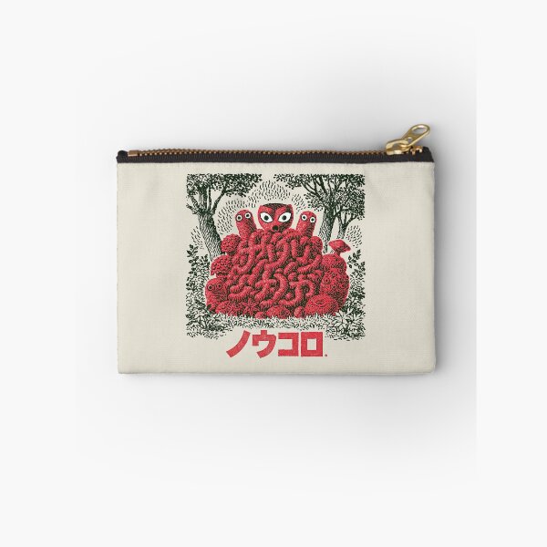 Item preview, Abstract Red Coral Creatures Vintage Block Print designed and sold by EdvvinStudios.