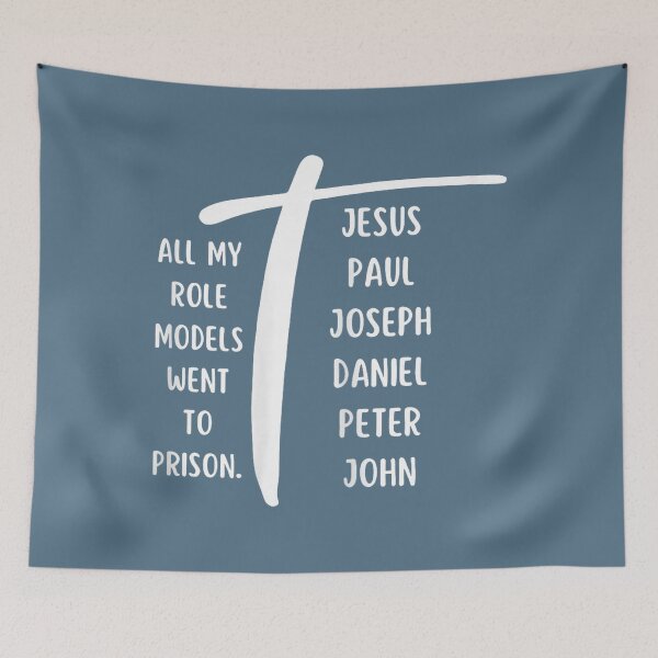 Item preview, All My Role Models Went to Prison Jesus Paul Bible Christian designed and sold by miuukiuu.