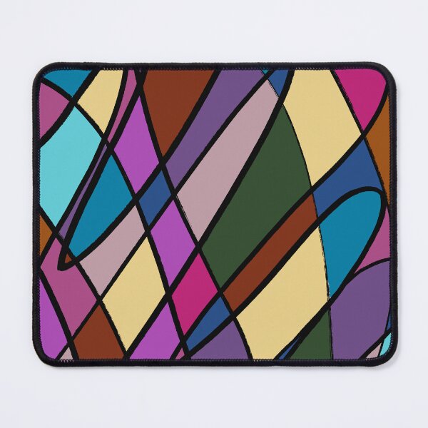 Item preview, Abstract Colorful Intersecting Lines and Shapes designed and sold by IO Soul Spaces.