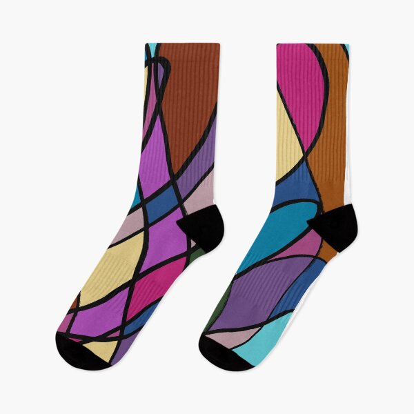 Item preview, Abstract Colorful Intersecting Lines and Shapes designed and sold by IO Soul Spaces.