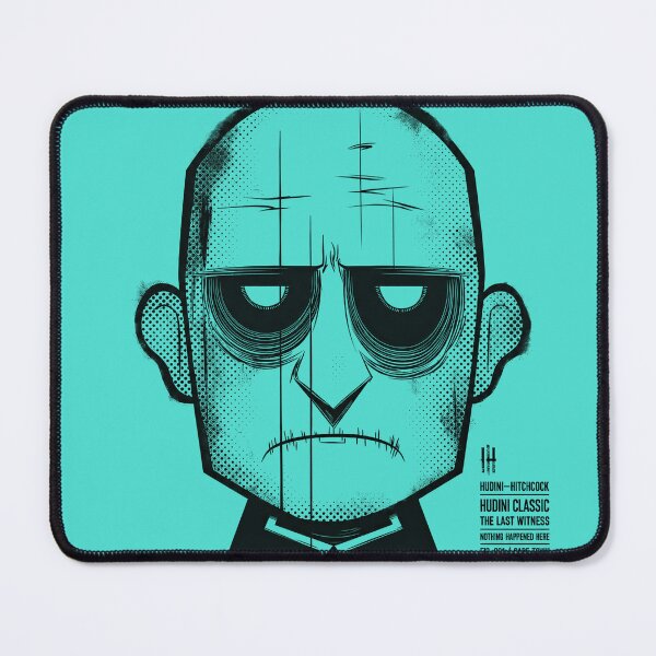 Item preview, The Last Witness – Sardonic Vintage Comic Portrait - Black designed and sold by HudiniHitchcock.