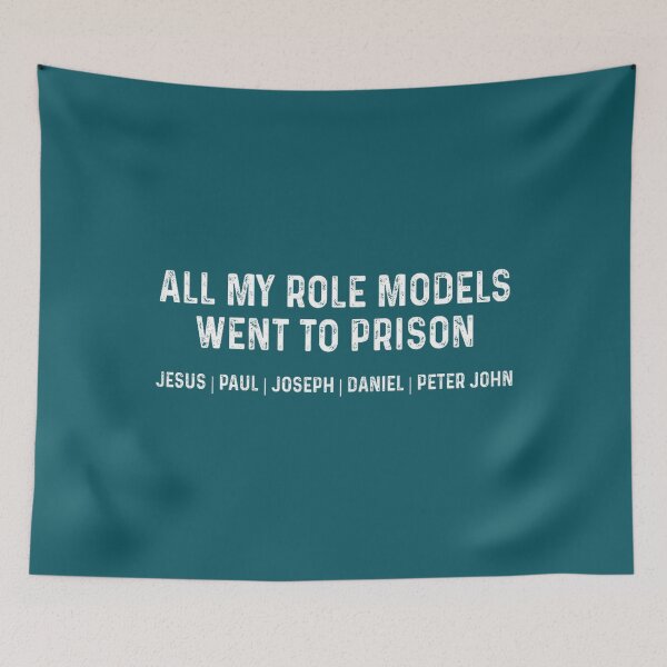 Item preview, All My Role Models Went to Prison Jesus Paul Bible Christian designed and sold by meilcannb.