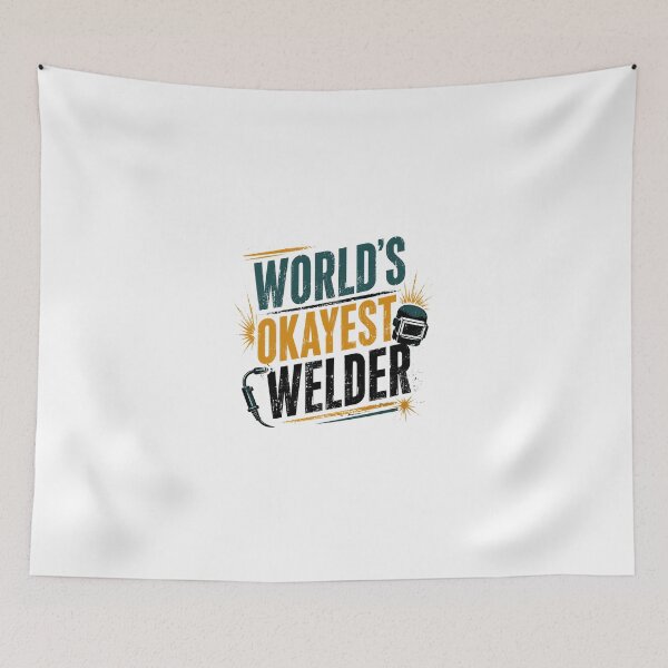 Item preview, World's Okayest Welder Funny Metalworker Profession designed and sold by JonesFlora2025.