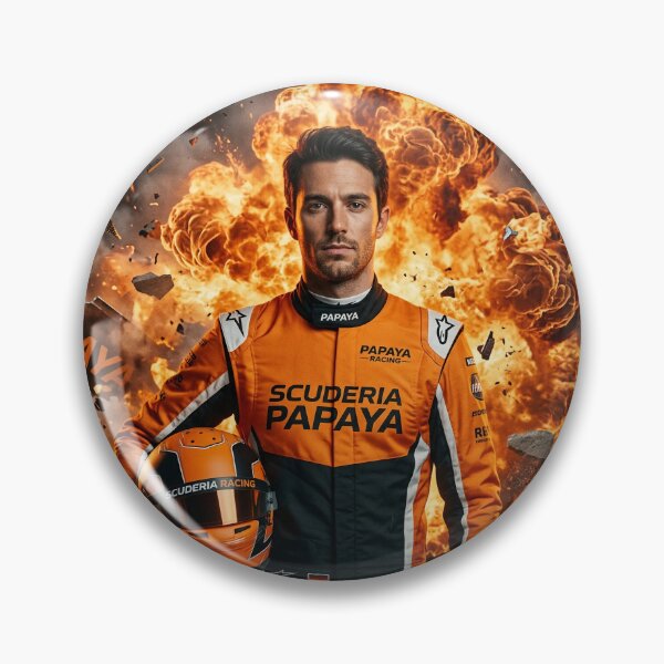 Aperçu de l'œuvre Pilote de Formule Scuderia Papaya créée et vendue par HeavyCottonClub.