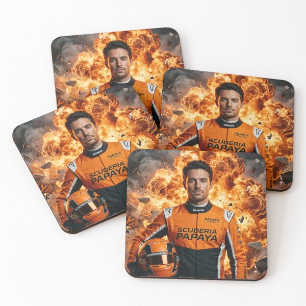 Item preview, Scuderia Papaya Formula driver designed and sold by HeavyCottonClub.