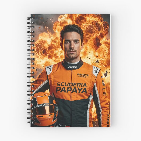Item preview, Scuderia Papaya Formula driver designed and sold by HeavyCottonClub.