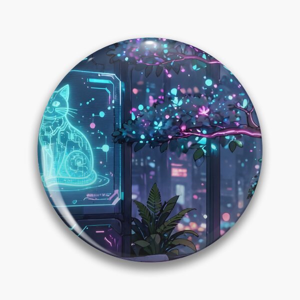 Item preview, Neo-Tokyo Biotopic Sanctuary - Cyberpunk Bonsai Isometric Room designed and sold by Neo Tokio.