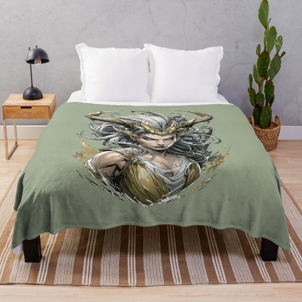 Item preview, Horned Goddess of the Wildwood designed and sold by MythicMood.