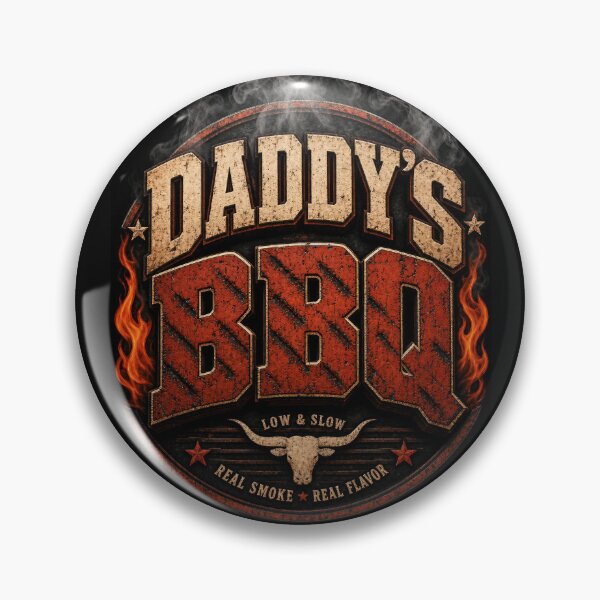 Item preview, Daddy’s BBQ – Vintage Barbecue Logo Typography Design designed and sold by Jandedan.