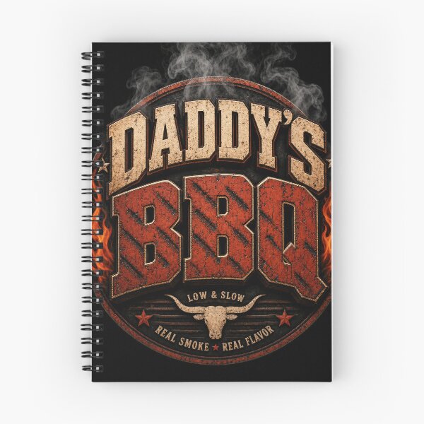 Item preview, Daddy’s BBQ – Vintage Barbecue Logo Typography Design designed and sold by Jandedan.