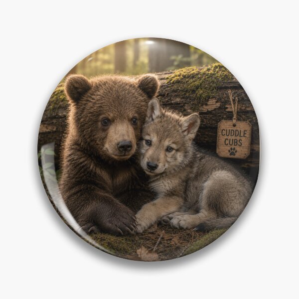 Item preview, Cuddle Cubs Bear Wolf Forest Friends Wildlife designed and sold by BagFactoryUK.