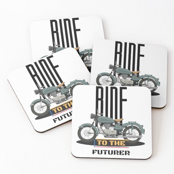 Item preview, Ride to the Future Motorcycle Typography Graphic T-Shirt | Vintage Biker Design designed and sold by RajDeals.
