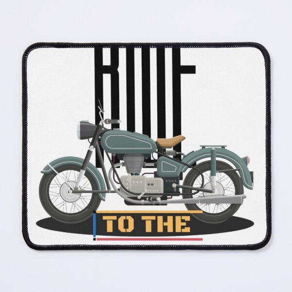 Item preview, Ride to the Future Motorcycle Typography Graphic T-Shirt | Vintage Biker Design designed and sold by RajDeals.