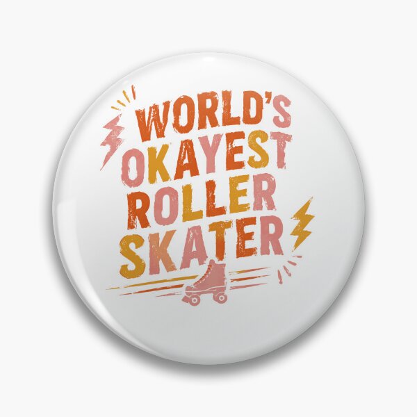 Item preview, World's Okayest Roller Skater Funny Skating Enthusiast designed and sold by JonesFlora2025.