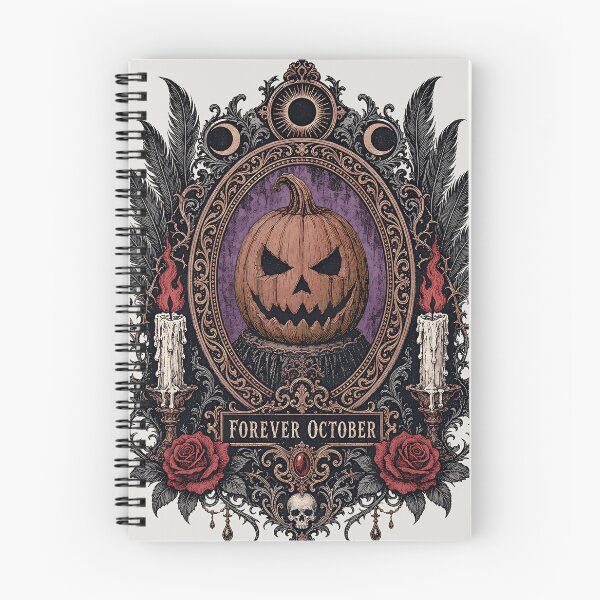 Item preview, Forever October Gothic Jack-O-Lantern | Dark Samhain Graphic designed and sold by InkspirationGraphics.