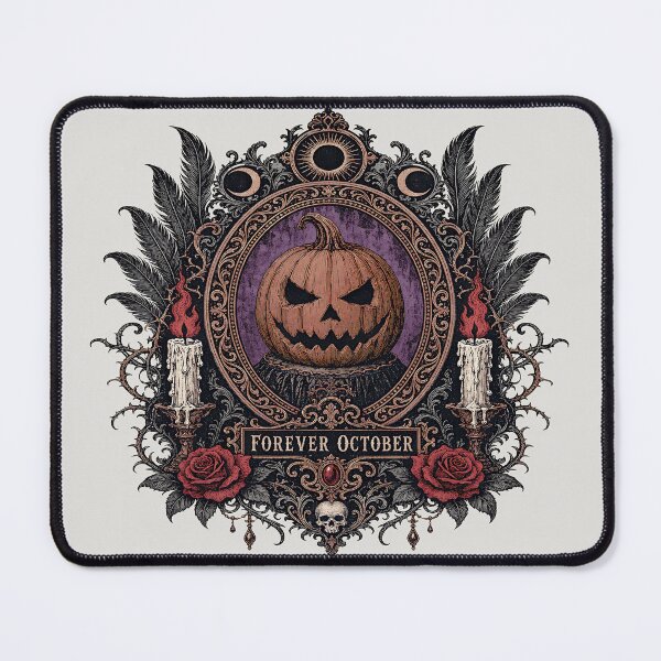 Item preview, Forever October Gothic Jack-O-Lantern | Dark Samhain Graphic designed and sold by InkspirationGraphics.