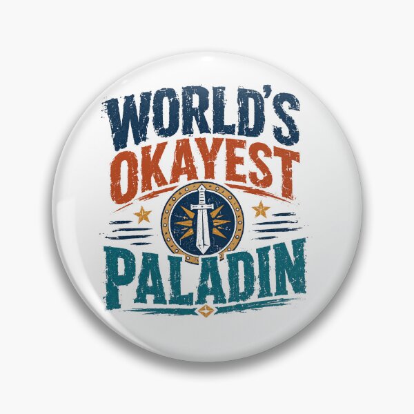 Item preview, World's Okayest Paladin Dungeons And Dragons Roleplaying Gamer designed and sold by JonesFlora2025.