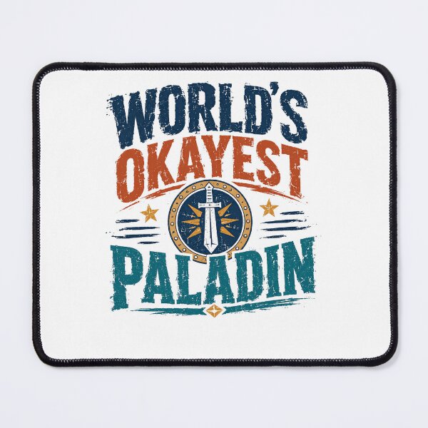 Item preview, World's Okayest Paladin Dungeons And Dragons Roleplaying Gamer designed and sold by JonesFlora2025.