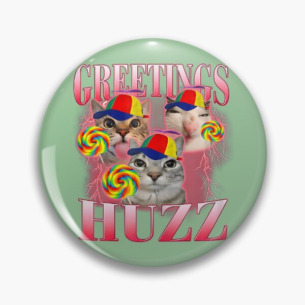 Item preview, Cat Meme Greetings Huzz Funny Cat Meme Bootleg Men Women designed and sold by Menlbear.