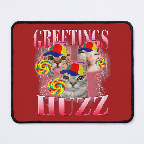 Item preview, Cat Meme Greetings Huzz Funny Cat Meme Bootleg Men Women designed and sold by Menlbear.
