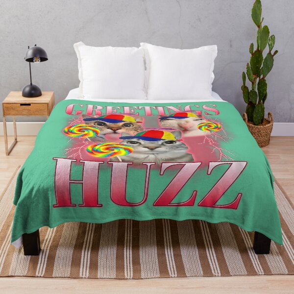 Item preview, Cat Meme Greetings Huzz Funny Cat Meme Bootleg Men Women designed and sold by Menlbear.