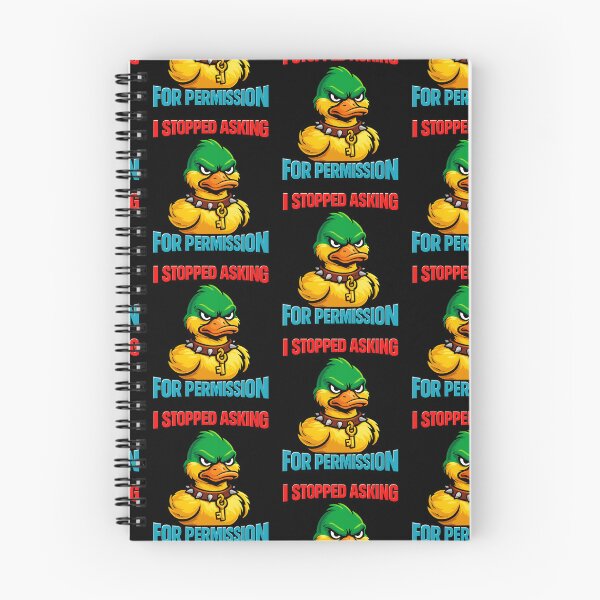 Item preview, I Stopped Asking for Permission Funny Defiant Duck Quote designed and sold by TeeTimeTreasure.
