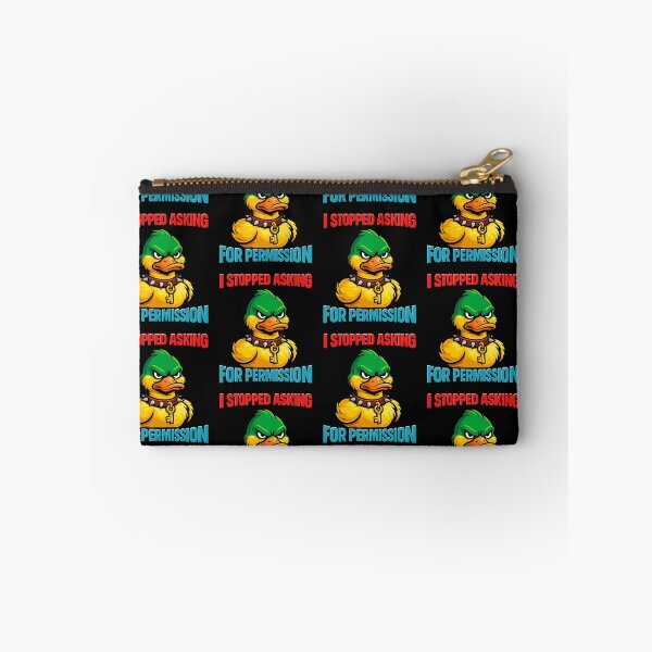 Item preview, I Stopped Asking for Permission Funny Defiant Duck Quote designed and sold by TeeTimeTreasure.