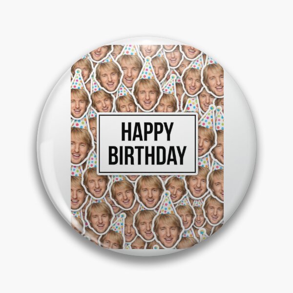 Item preview, Owen wilson birthday cutout funny prank meme gift weird designed and sold by CheeseBlueprint.