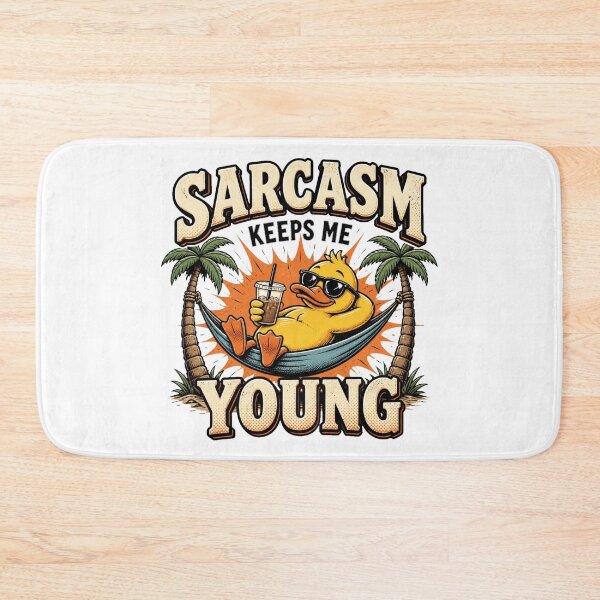 Item preview, Sarcasm Is My Love Language Funny Duck Vintage designed and sold by Cavalier-org.
