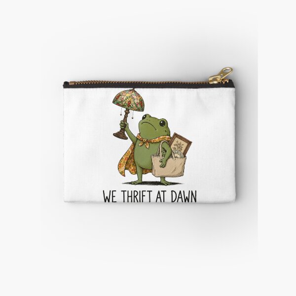 Item preview, We Thrift At Dawn Funny Frog Thrifting Vintage Collector 2 designed and sold by sentfromemily.