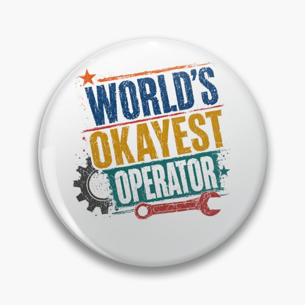 Item preview, World's Okayest Operator Funny Profession Worker Gift designed and sold by JonesFlora2025.