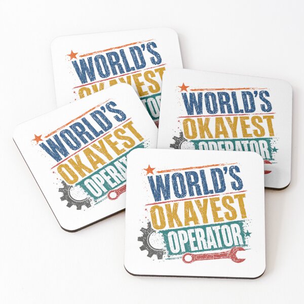 Item preview, World's Okayest Operator Funny Profession Worker Gift designed and sold by JonesFlora2025.