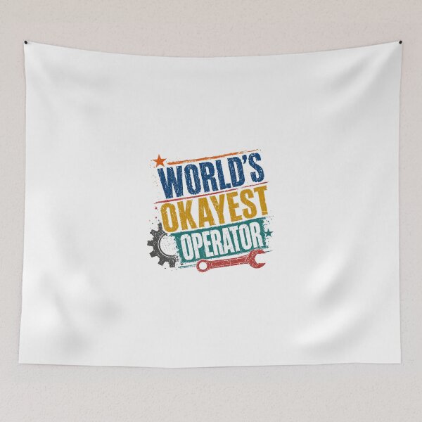 Item preview, World's Okayest Operator Funny Profession Worker Gift designed and sold by JonesFlora2025.