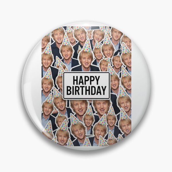 Item preview, Owen wilson birthday cutout funny prank meme gift weird designed and sold by CheeseBlueprint.