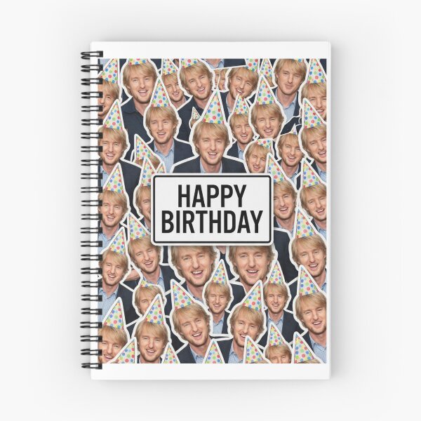 Item preview, Owen wilson birthday cutout funny prank meme gift weird designed and sold by CheeseBlueprint.