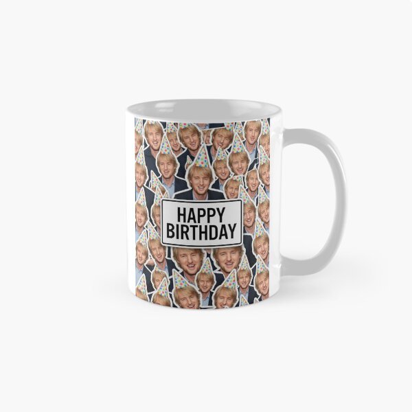 Item preview, Owen wilson birthday cutout funny prank meme gift weird designed and sold by CheeseBlueprint.