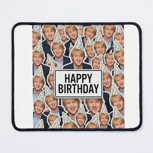 Item preview, Owen wilson birthday cutout funny prank meme gift weird designed and sold by CheeseBlueprint.