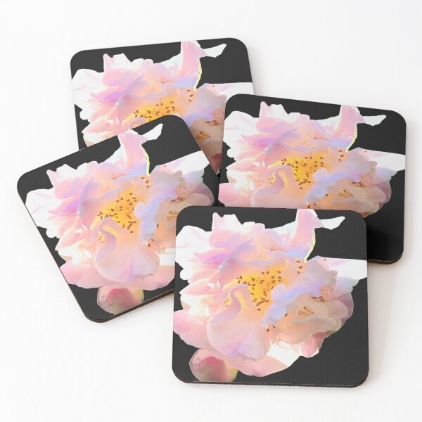Item preview, Luminous Pastel Pink Camellia Blossom Botanical Cutout designed and sold by BalkanBloom.