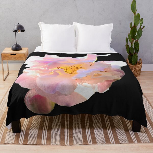 Item preview, Luminous Pastel Pink Camellia Blossom Botanical Cutout designed and sold by BalkanBloom.