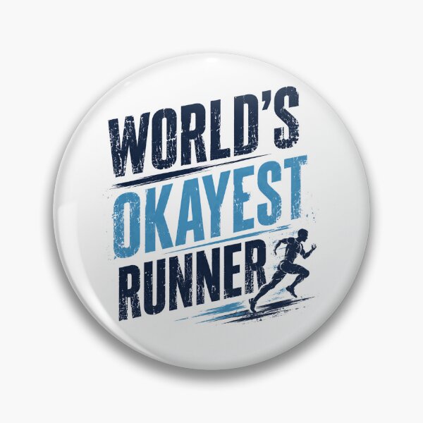 Item preview, World's Okayest Runner Funny Running Athlete Jogger Gift designed and sold by JonesFlora2025.