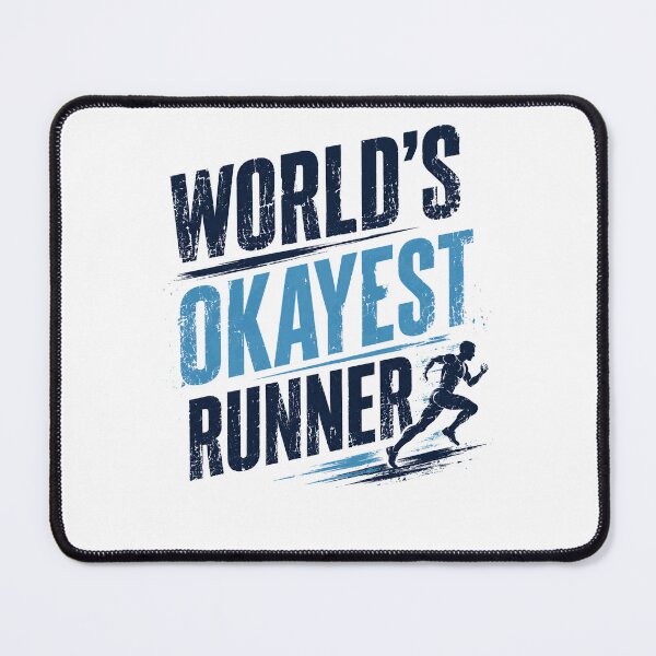 Item preview, World's Okayest Runner Funny Running Athlete Jogger Gift designed and sold by JonesFlora2025.