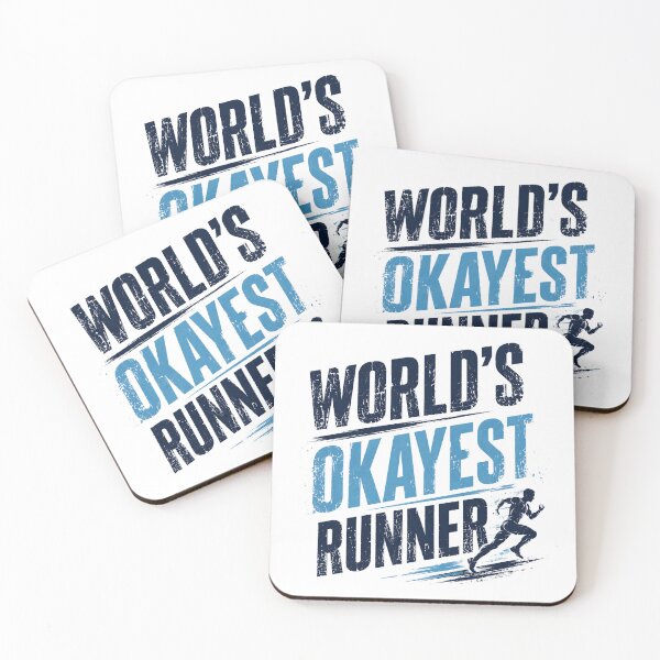 Item preview, World's Okayest Runner Funny Running Athlete Jogger Gift designed and sold by JonesFlora2025.