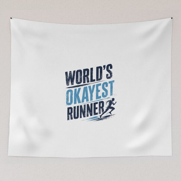 Item preview, World's Okayest Runner Funny Running Athlete Jogger Gift designed and sold by JonesFlora2025.