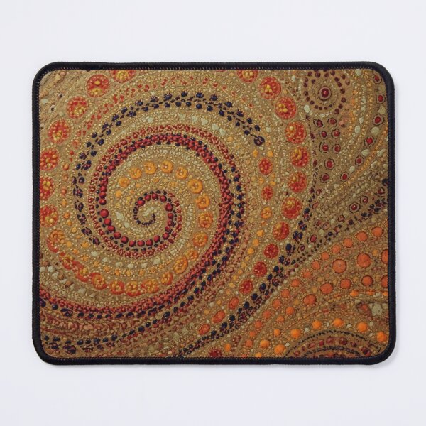 Item preview, Aboriginal Inspired Dot Art - Spiral Dreaming Pattern designed and sold by GrinGalore.