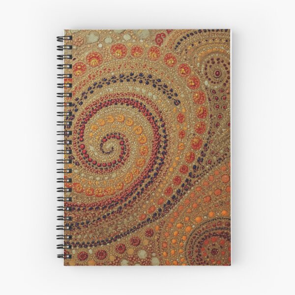 Item preview, Aboriginal Inspired Dot Art - Spiral Dreaming Pattern designed and sold by GrinGalore.