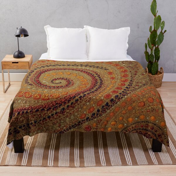 Item preview, Aboriginal Inspired Dot Art - Spiral Dreaming Pattern designed and sold by GrinGalore.